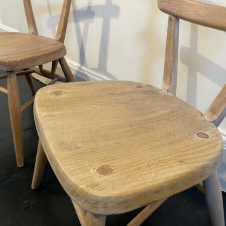 Pair of Classic 60’s Ercol Windsor Children’s Stacking Chairs