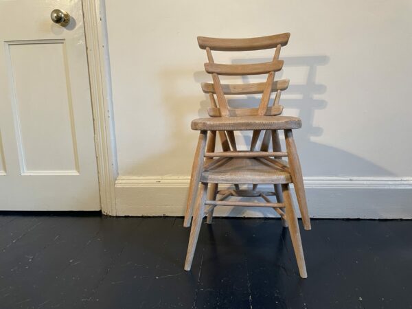 Pair of Classic 60’s Ercol Windsor Children’s Stacking Chairs - Image 3