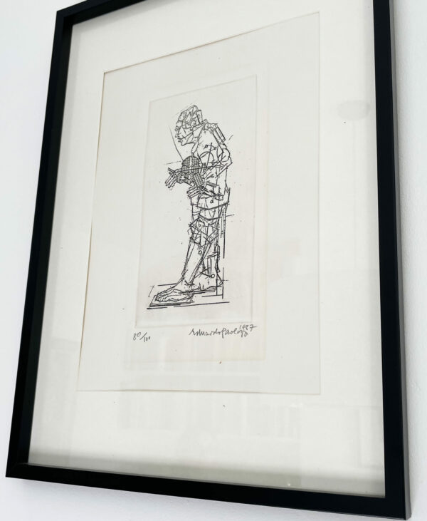 Abstract Man Print by Eduardo Paolozzi 1987 - Image 2