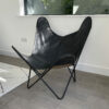1950s Leather Butterfly Chair