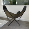 1950s Leather Butterfly Chair - Image 3