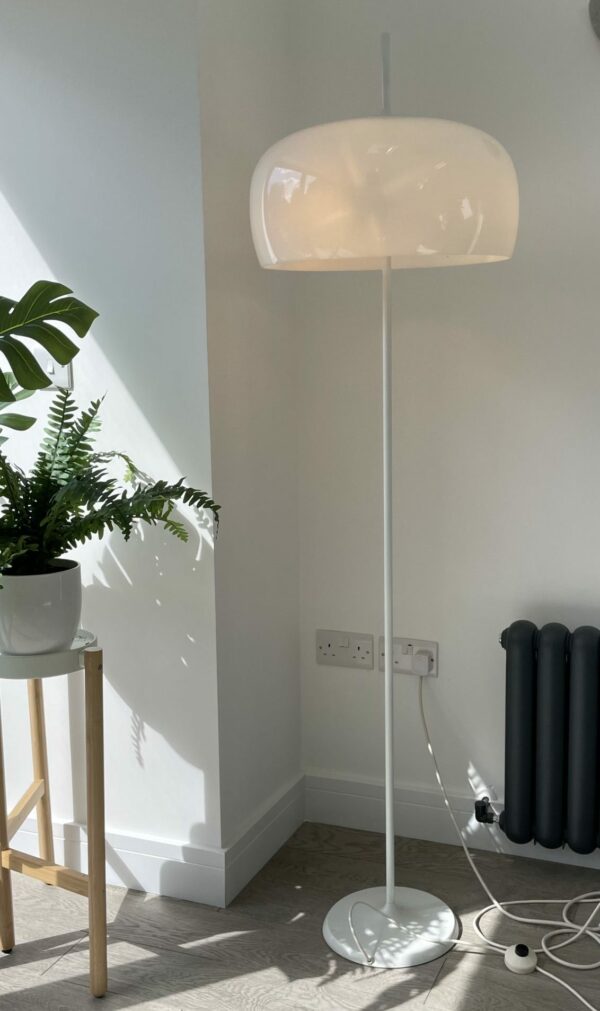 1970s Floor standing lamp with mushroom shade