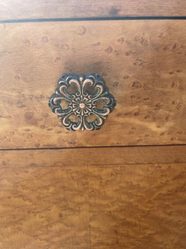 Art Deco Nightstand in Birdseye Maple - Image 10