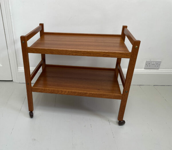 Teak Drinks Trolley BRDR Furror Danish Design - Image 3