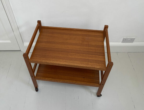 Teak Drinks Trolley BRDR Furror Danish Design - Image 4
