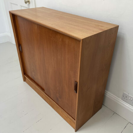 Mid Century Teak Cabinet Herbert Gibbs Autograph Collection