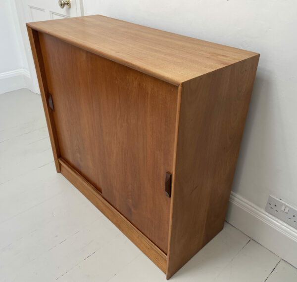 Mid Century Teak Cabinet Herbert Gibbs Autograph Collection