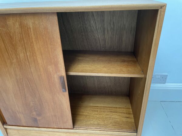 Mid Century Teak Cabinet Herbert Gibbs Autograph Collection - Image 5
