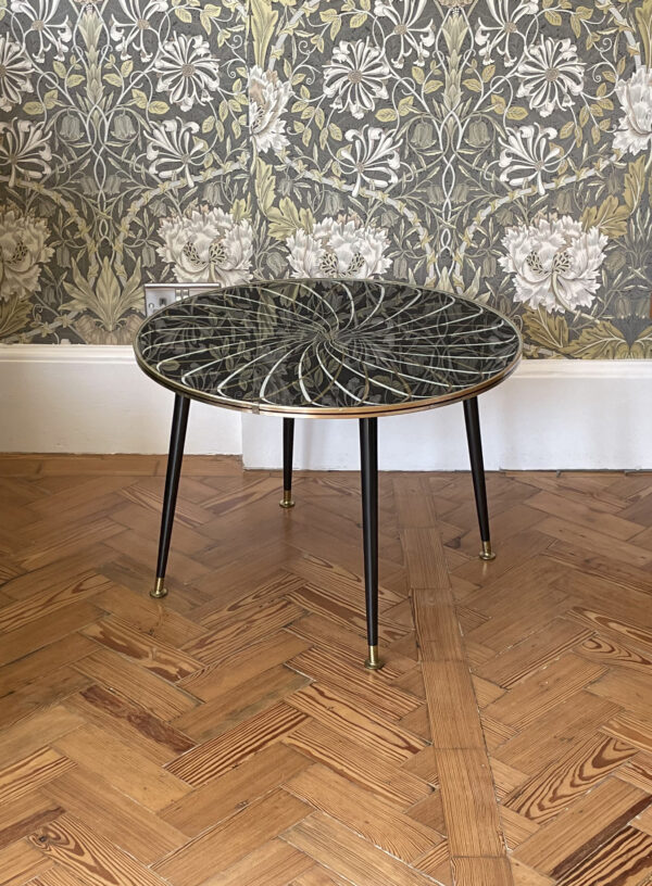 1950’s Atomic age circular coffee table