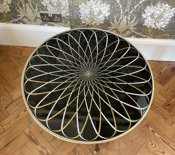 1950’s Atomic age circular coffee table - Image 3