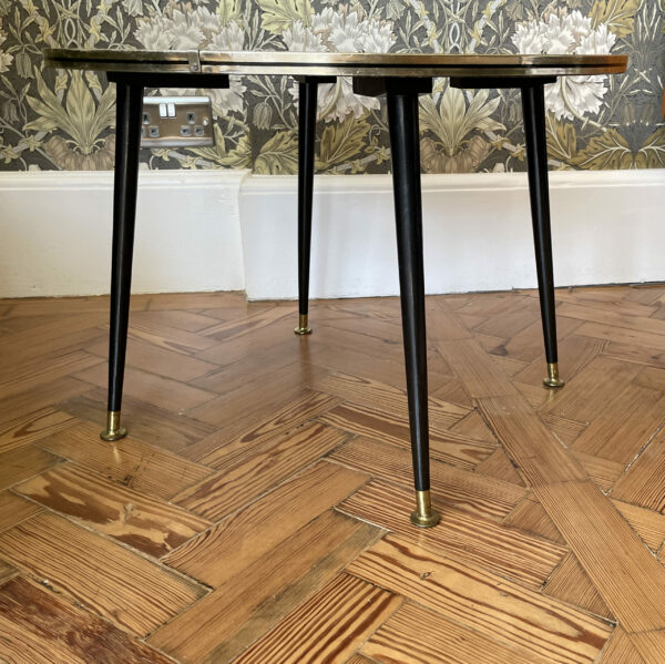 1950’s Atomic age circular coffee table - Image 4