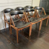 Six mid century teak Kai Kristiansen Model 31 Dining Chairs - Image 8