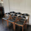 Six mid century teak Kai Kristiansen Model 31 Dining Chairs