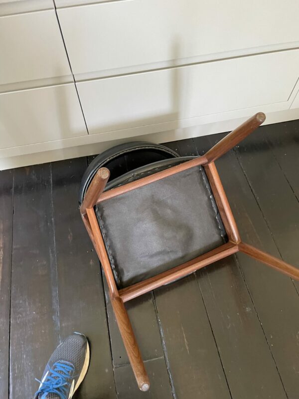 Six mid century teak Kai Kristiansen Model 31 Dining Chairs - Image 7