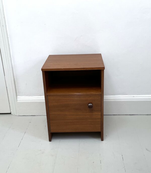 Mid Century Teak Bedside Cabinet Avalon