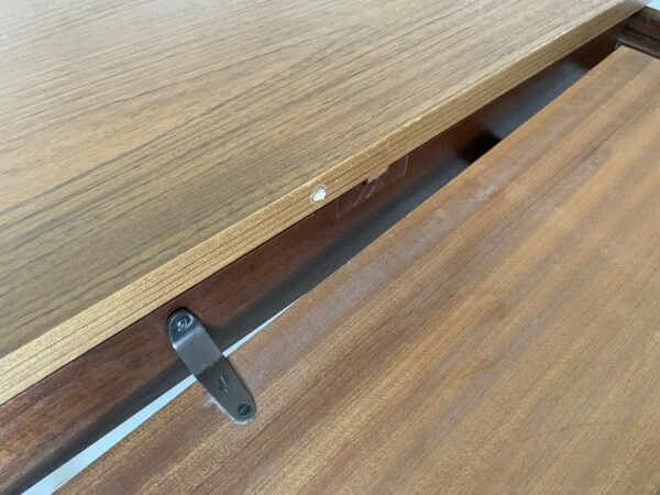 Mid Century Extendable round Dining Table - Image 9