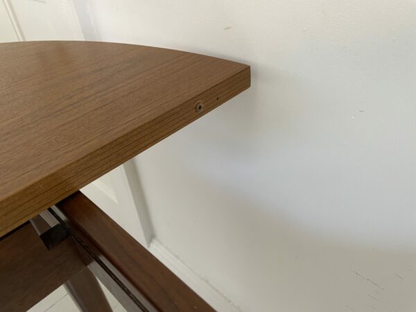 Mid Century Extendable round Dining Table - Image 10