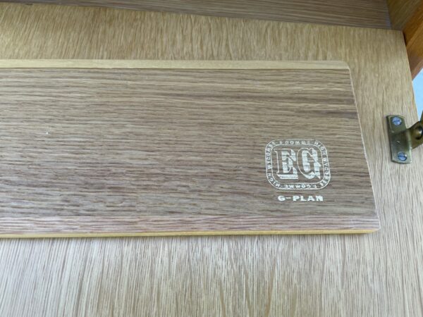 Vintage Oak G-Plan Brandon Bedside Cabinet - Image 4