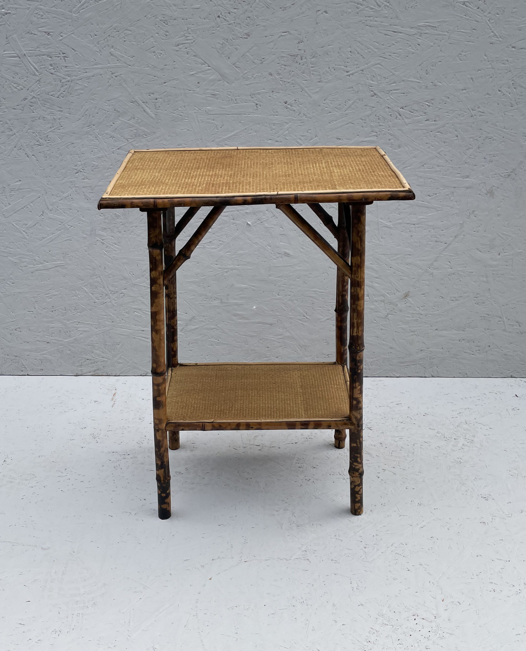 Victorian Tiger Bamboo Side Table Hall of Finds
