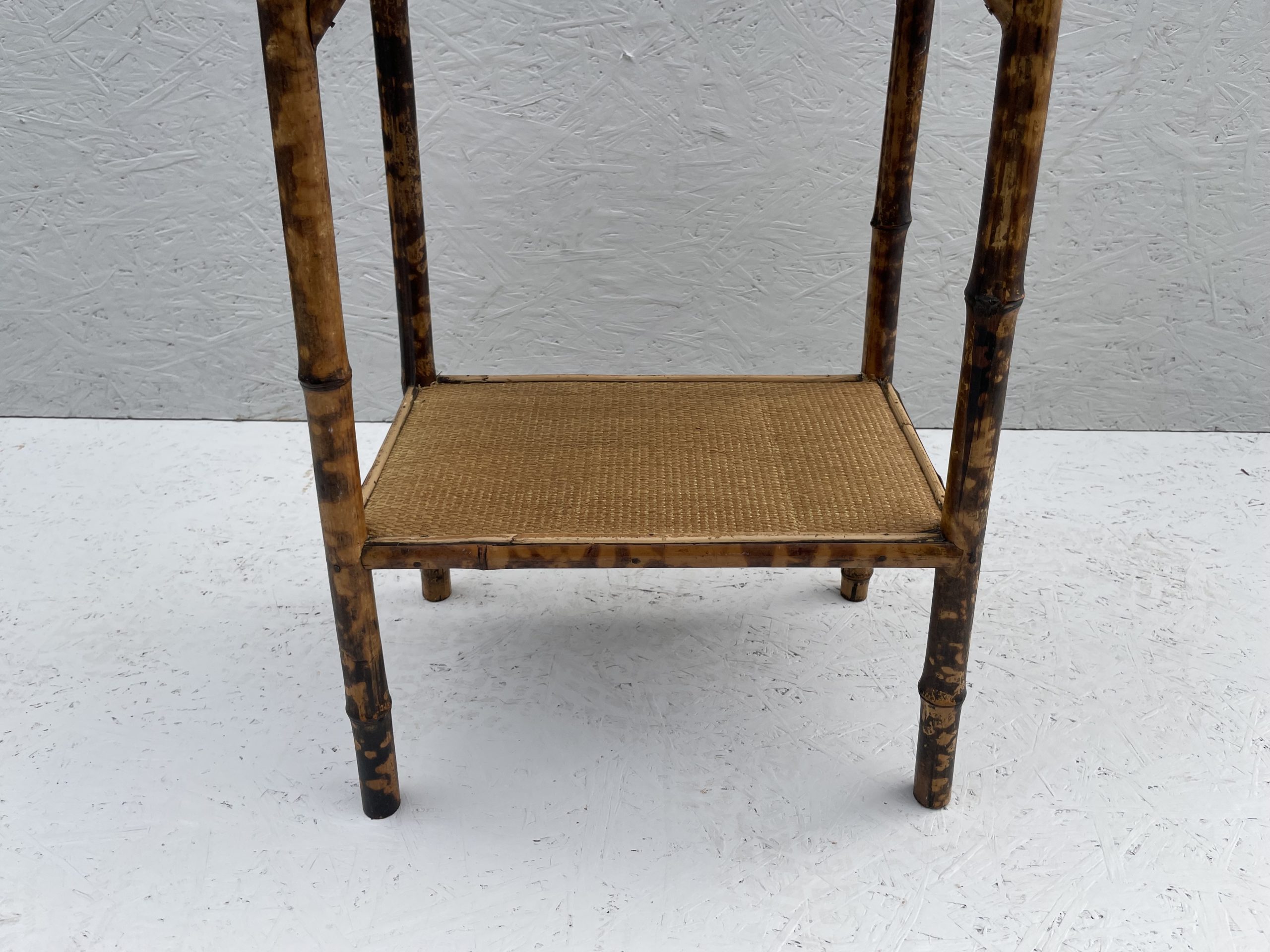 Victorian Tiger Bamboo Side Table Hall of Finds