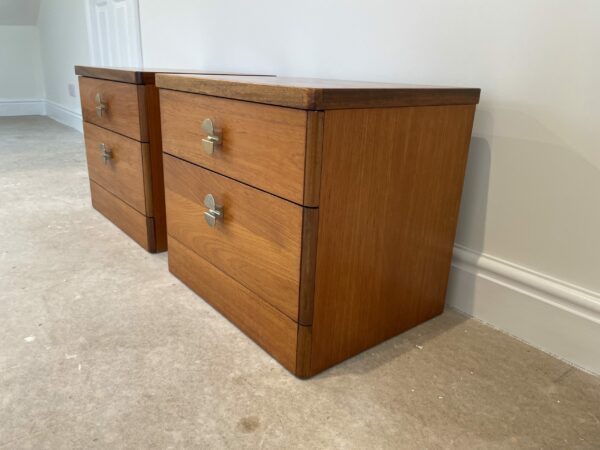 Mid Century Teak Bedside Draws by Stag - Image 2