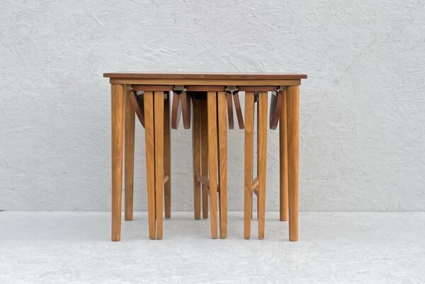 Teak Nest of Tables by Poul Hundevad - Image 2