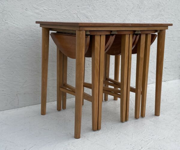 Teak Nest of Tables by Poul Hundevad - Image 4