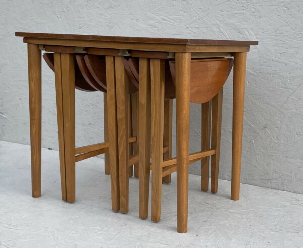 Teak Nest of Tables by Poul Hundevad - Image 5