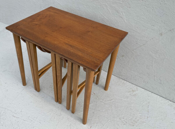 Teak Nest of Tables by Poul Hundevad - Image 6
