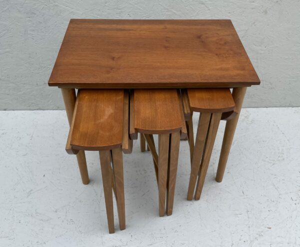 Teak Nest of Tables by Poul Hundevad - Image 9
