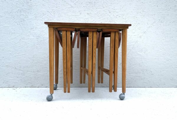 Teak Nest of Tables by Poul Hundevad