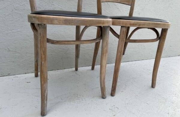 Pair of Bentwood Bowtie Ladderback Chairs - Image 12