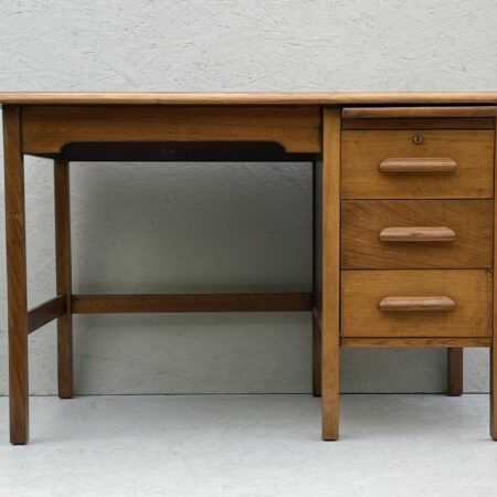 Vintage Abbess Oak & Pine Teachers Desk