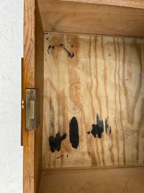 Vintage Abbess Oak & Pine Teachers Desk - Image 7