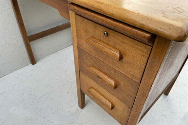 Vintage Abbess Oak & Pine Teachers Desk - Image 14