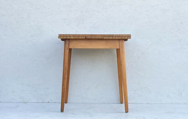 Mid Century Extending beech and Formica kitchen diner table