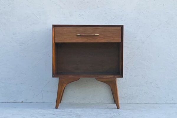 Mid Century Hungerford Memphis Teak Bedside Cabinet