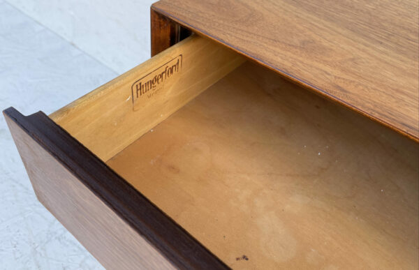 Mid Century Hungerford Memphis Teak Bedside Cabinet - Image 5