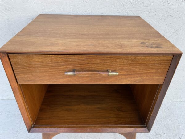 Mid Century Hungerford Memphis Teak Bedside Cabinet - Image 6