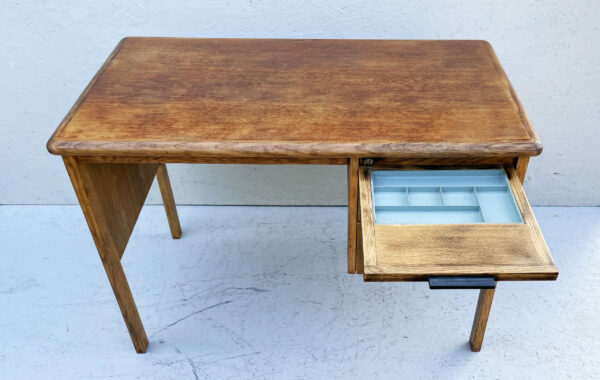 Vintage Abbess Oak & Pine Teachers Desk - Image 6