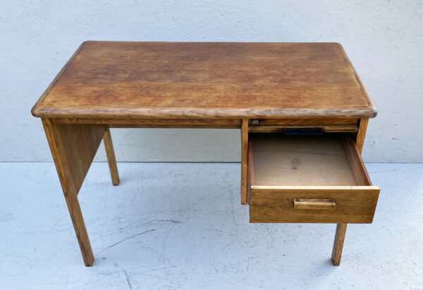 Vintage Abbess Oak & Pine Teachers Desk - Image 3