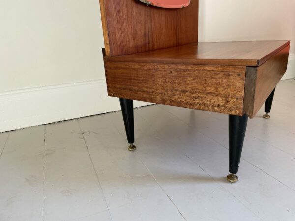 Mid Century full Length Cheval Mirror with cabinet. - Image 9