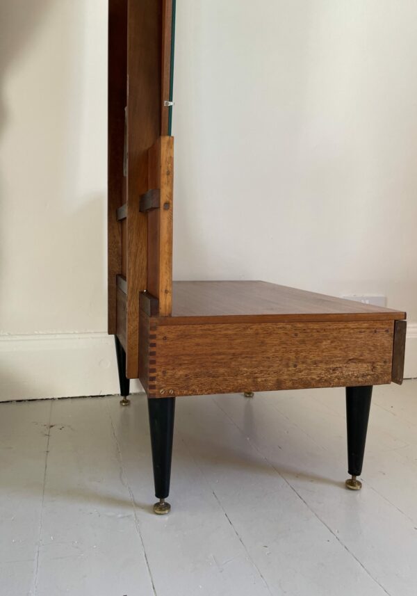 Mid Century full Length Cheval Mirror with cabinet. - Image 4