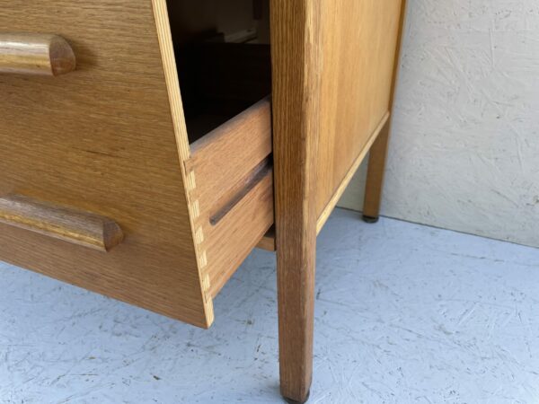 Vintage Abbess Oak & Pine Teachers Desk - Image 11
