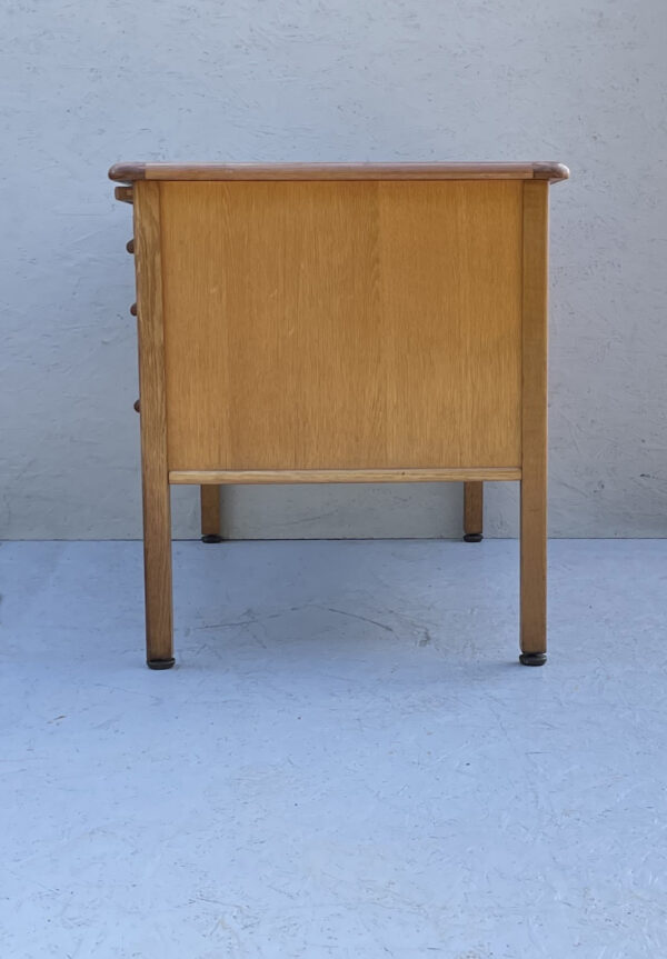 Vintage Abbess Oak & Pine Teachers Desk - Image 15