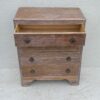 Lime Waxed Oak Harris Lebus Chest Of Drawers - Image 3