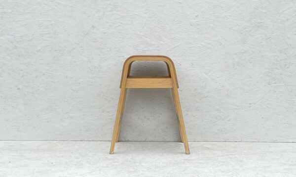 Vintage Bentwood Beech Plywood Stool, Alvar Aalto Style