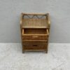 Mid Century Boho Style Bamboo And Rattan 3 Drawer Cabinet - Image 5
