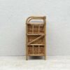 Mid Century Boho Style Bamboo And Rattan 3 Drawer Cabinet - Image 8