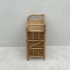 Mid Century Boho Style Bamboo And Rattan 3 Drawer Cabinet - Image 9